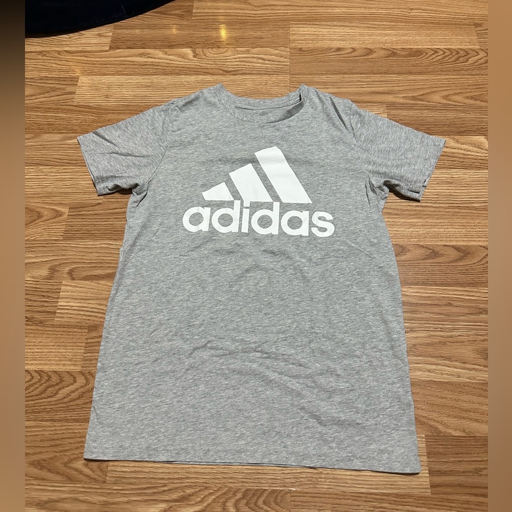 Adidas Kids Heather Gray Tee